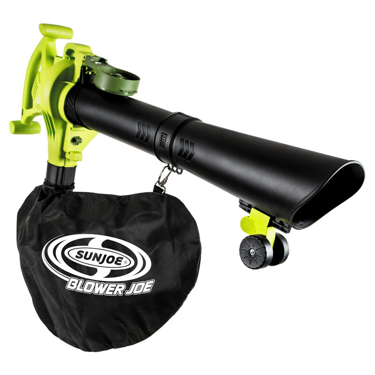 Sun Joe SBJ605E 3 in 1 Electric Blower/Vacuum/Mulcher, 14 Amp, 250mph, Aluminum Impeller