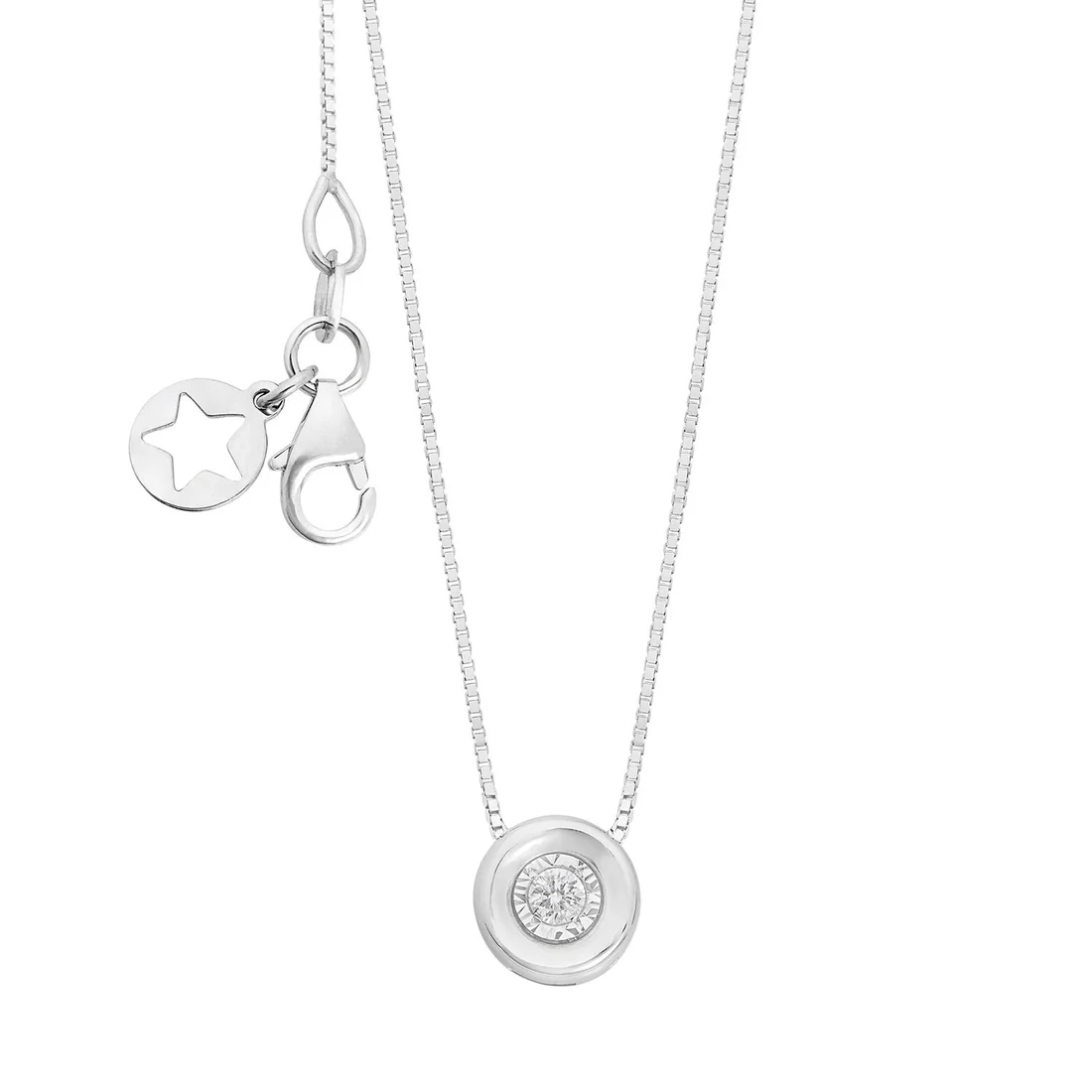 Collana Gioielli Comete punto luce brillante ct 0,05 KGLB 1407