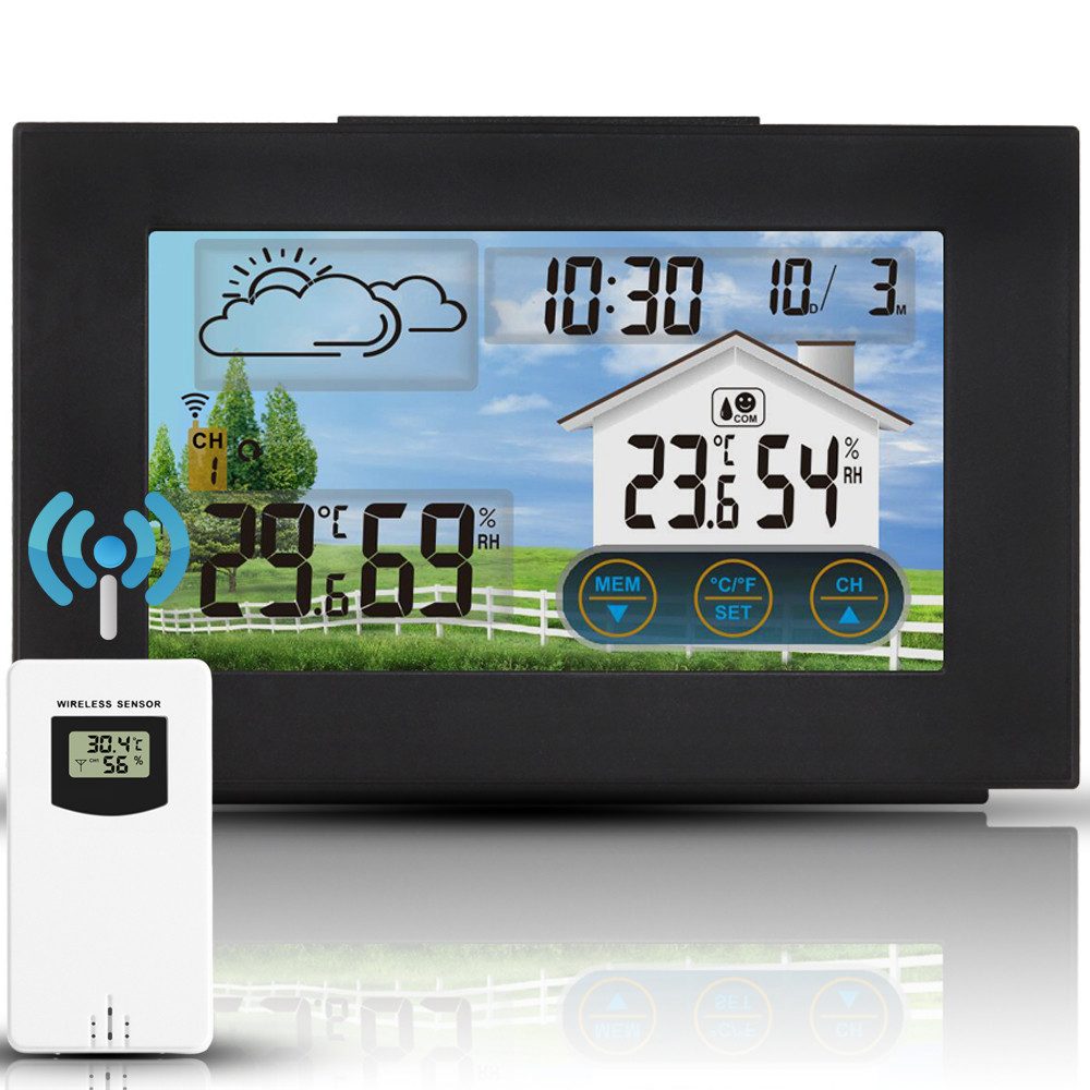 Wetterstation, Wetterstation Funk mit Außensensor
