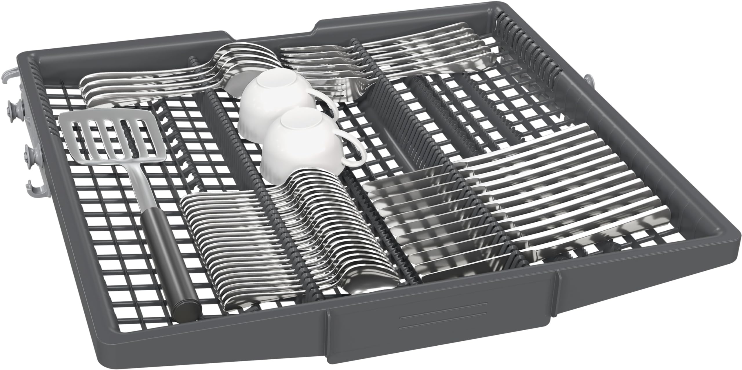 Teilintegrierter Geschirrspüler 60 cm SN53ES06VE iQ300 mit 14 Maßgedecken, 44 dB und Home Connect