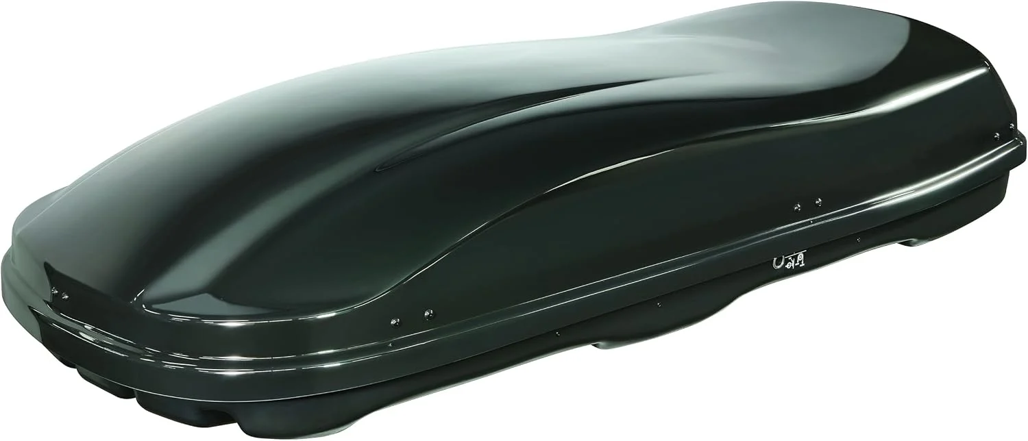 Farad Dachboxen, 680 L, Schlagfest, UV-beständig, schwarz, Marlin Dachbox metallic mit Elastisches Befestigungsnetz