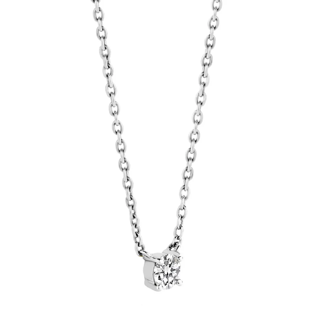 Collana Ti Sento Milano in argento punto luce 6mm in zircone bianco 3894ZI