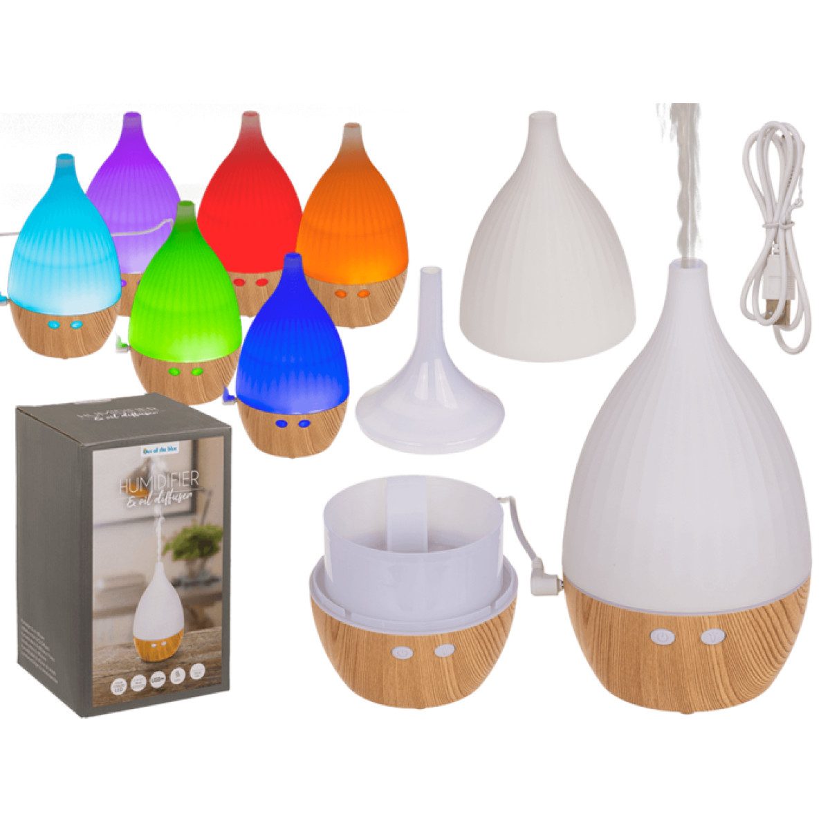 Luftbefeuchter Luftbefeuchter/Öl-Diffuser, Kuppel
