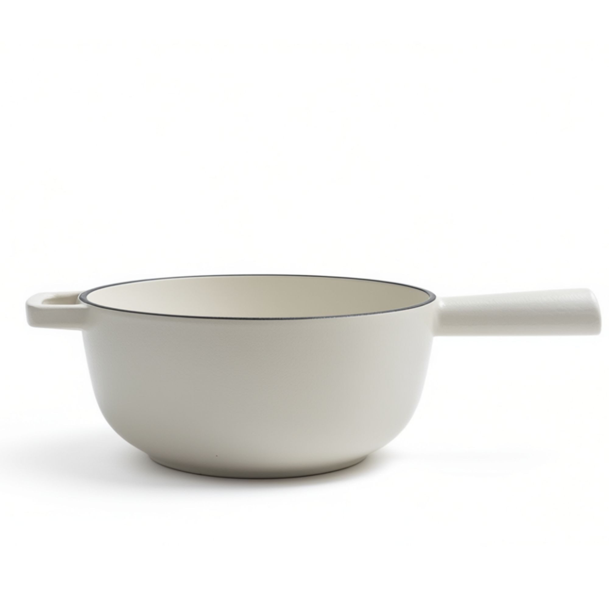 Fondue osoltus Fondue Käsefondue Fleischfondue Ersatz-Topf Emaille Weiß