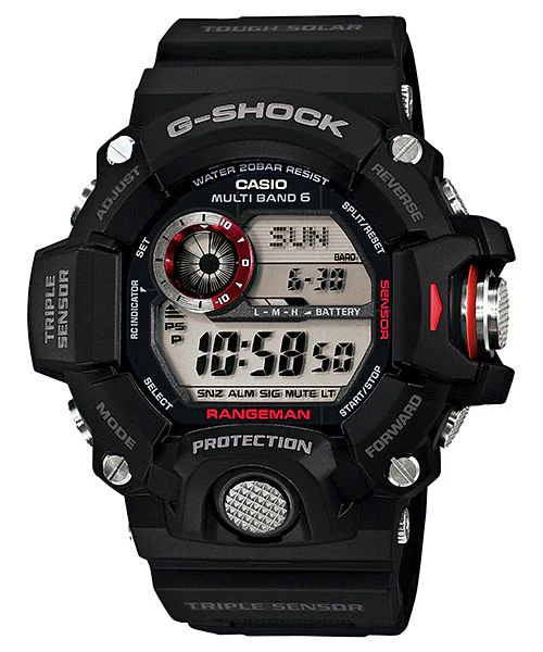 Orologio G-Shock GW-9400-1ER Rangeman nero e rosso
