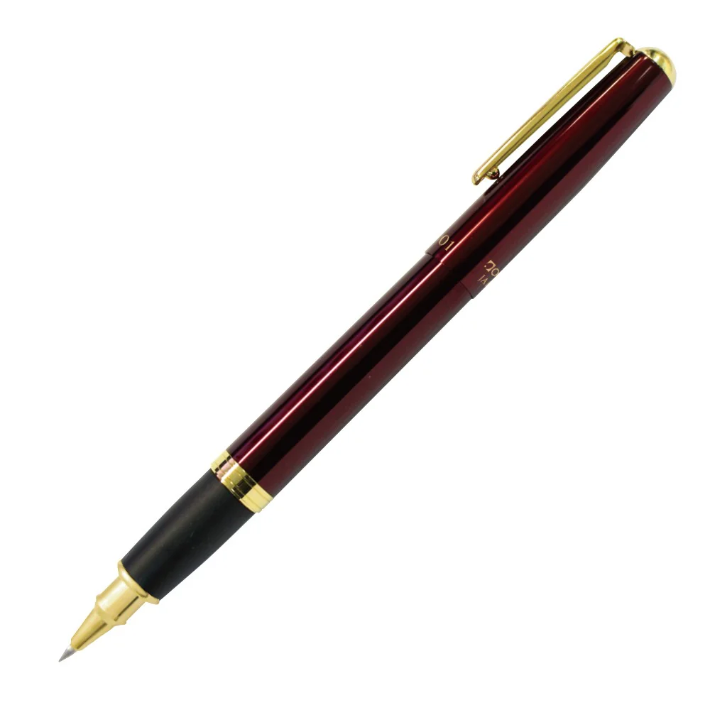 OHTO CERAMIC ROLLERBALL CR01 0.5 THICK BARREL GOLD WINE