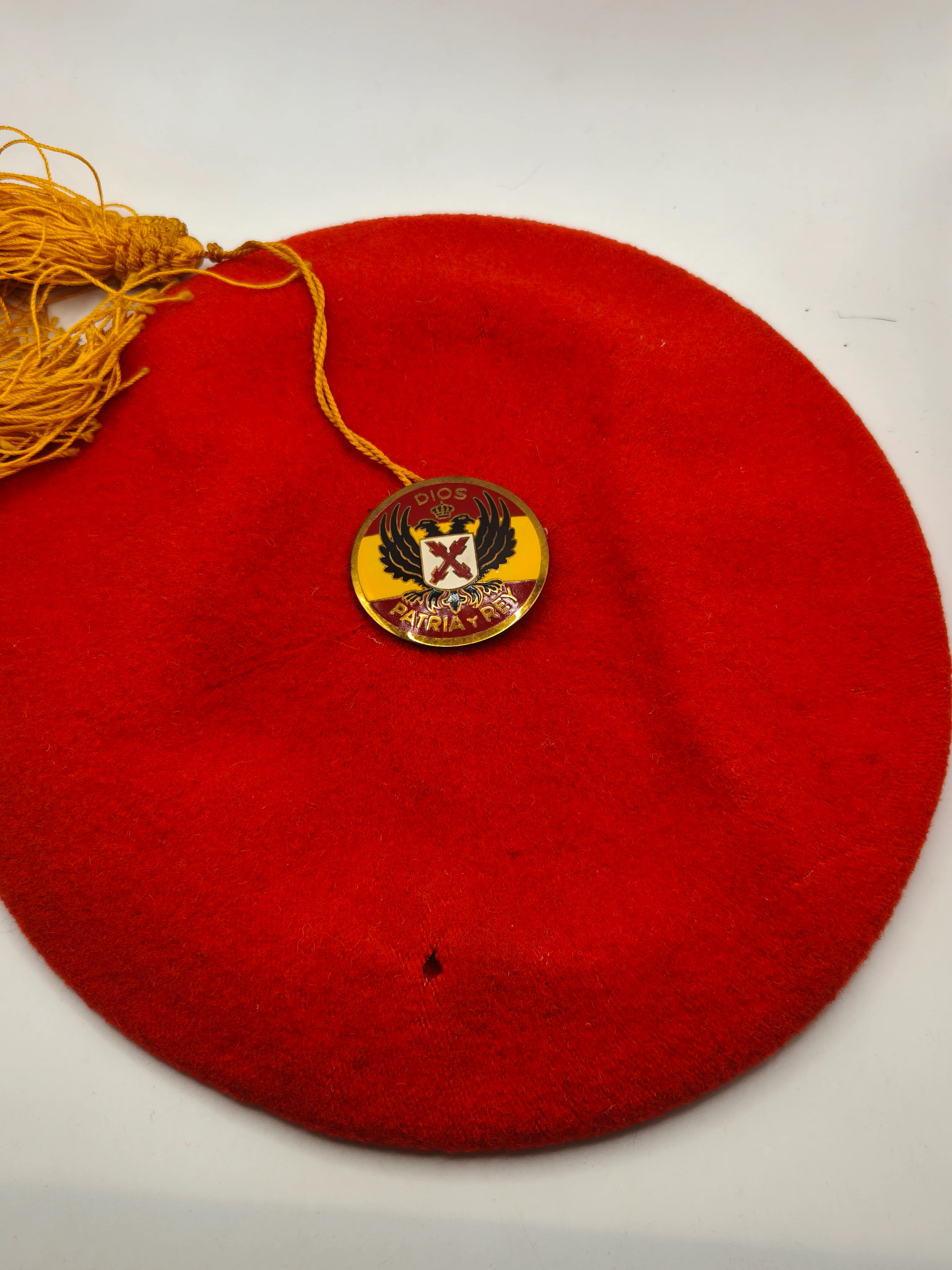 Carlist Beret Spanish Civil War.