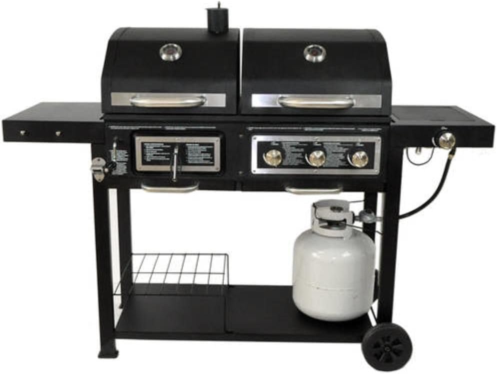 2025 Grill combinato a doppio combustibile per carbonella/gas