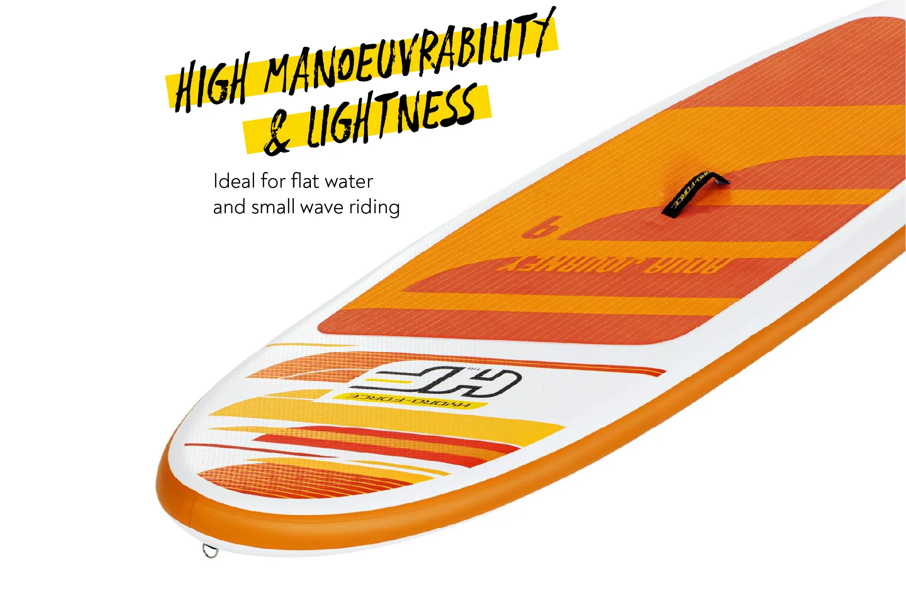 2025 Hydro-Force Aqua Journey SUP Set – Tavola da Stand-Up Paddle gonfiabile da 9 piedi con accessori, ideale per principianti e tempo libero