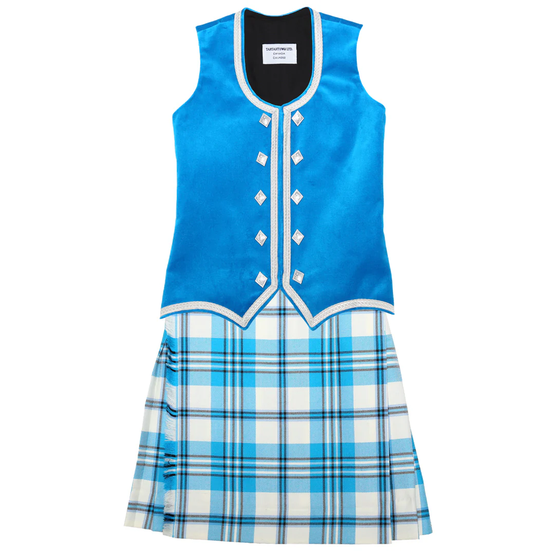 Tartan - Dress Turquoise Scott