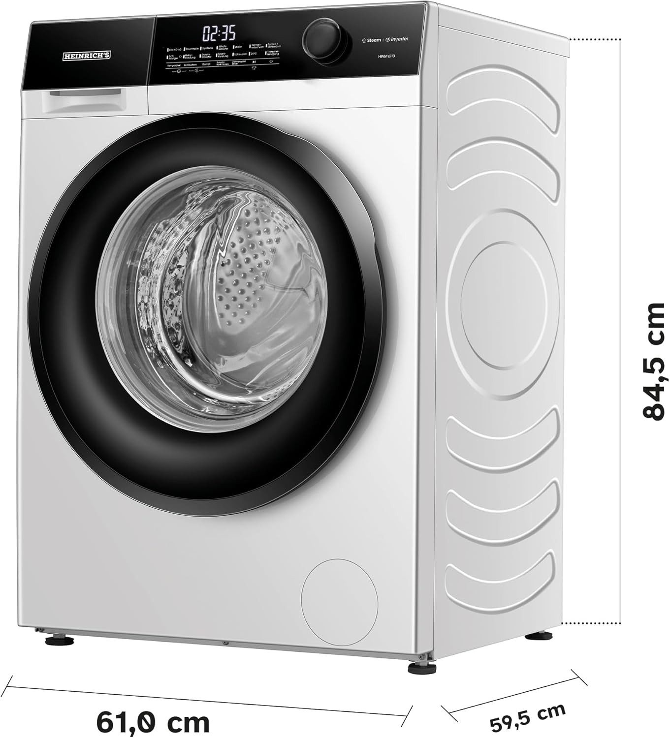 Waschmaschine ‎HWM 6110W Inverter