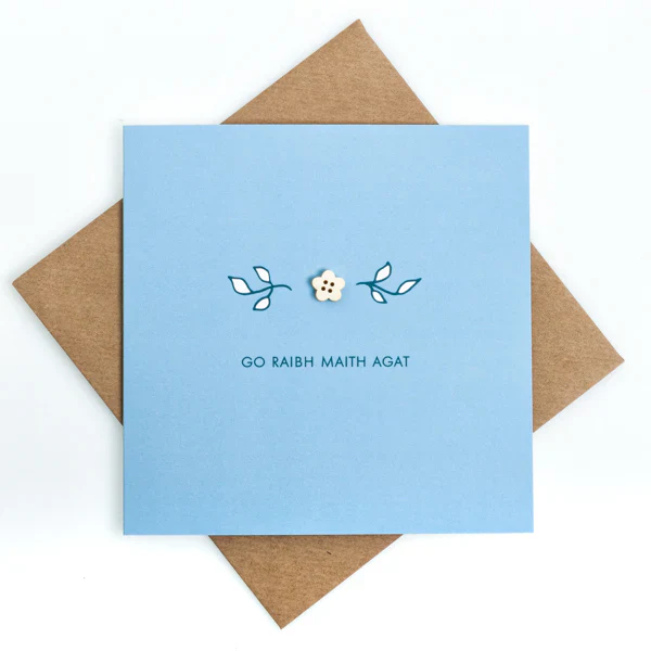 Littler Paper Mill Go Raibh Maith Agat- Blue