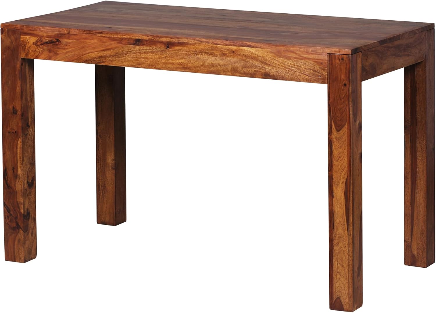 FineBuy Tavolo da Pranzo Legno Massello Sheesham 120 x 76 x 60 cm | Tavolo da Cucina Stile Country | Mobili Sala da Pranzo Prodotto Naturale