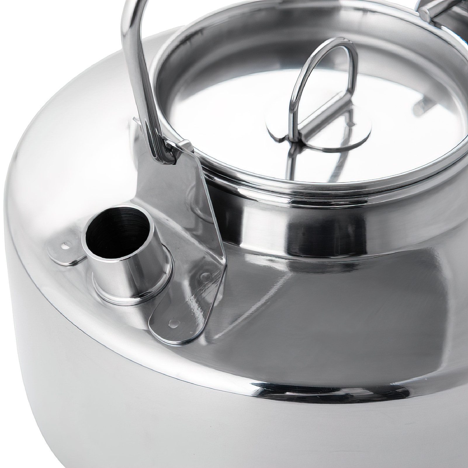 Wasserkessel Antarcti 1L Edelstahl Camping-Wasserkocher Teekessel