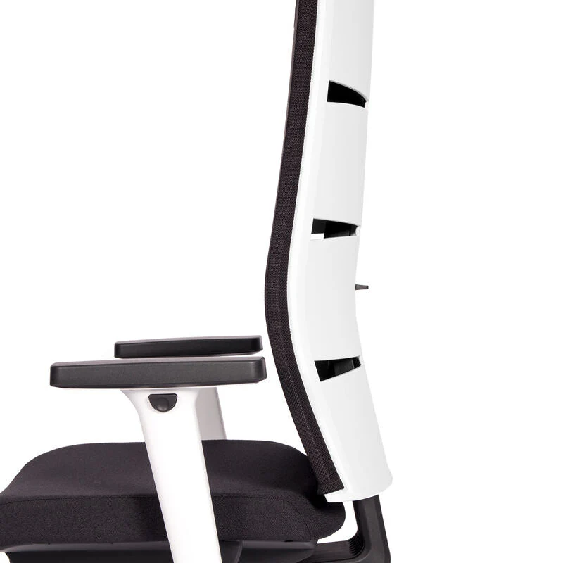 Sedia da ufficio ergonomica con schienale in rete lento Agilis Matrix MT12 EDIZIONE SPECIALE Pure Black