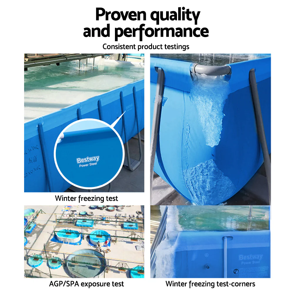 UV-beständiger Stahlrahmen-Pool 3300L - Bestway