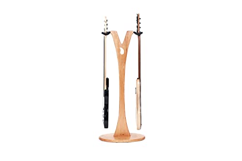 Ruach GS 2   Supporto per chitarra acustica ed elettrica, in legno, colore: ciliegio : Strumenti Musicali