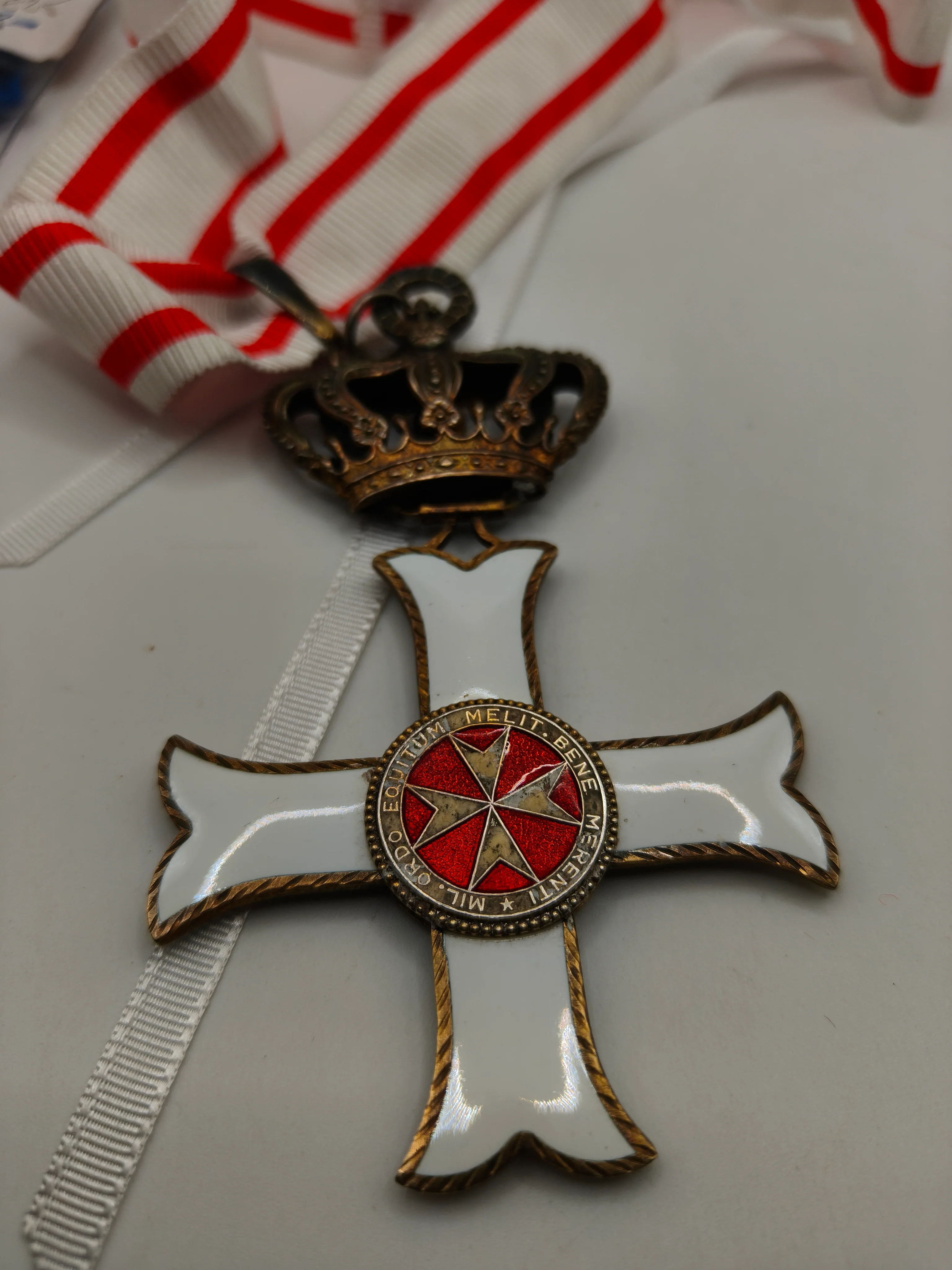 Medalla orden Malta . Grado encomendador