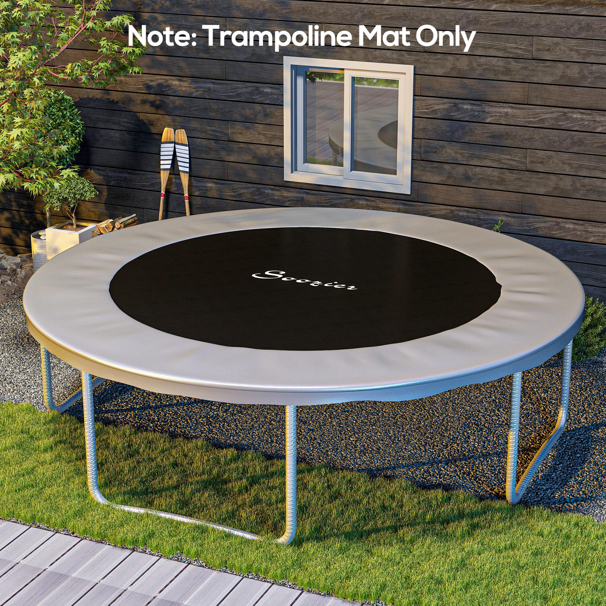 SPORTNOW Ersatztuch für Trampolin, Sprungmatte Ersatz, kompatibel mit Trampolin Ø 4,3 m und 14 cm Federn