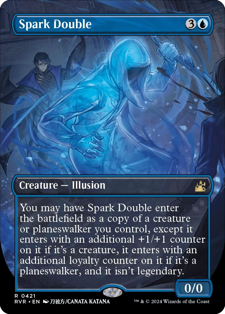 Spark Double (Anime Borderless) (421) (Ravnica Remastered)