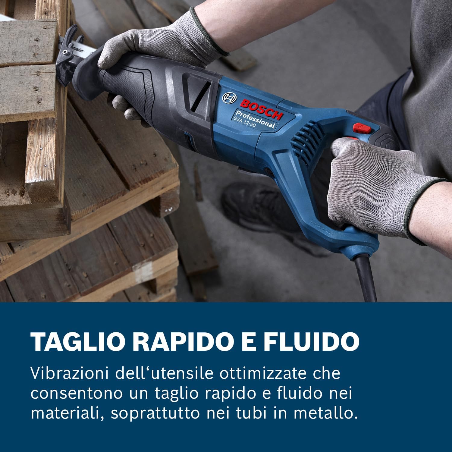 Bosch Professional Sega universale GSA 12-30 (incl. valigetta)