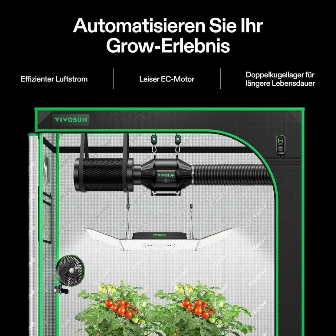 Ventilatorkombigerät VIVOSUN AeroZesh T-Serie