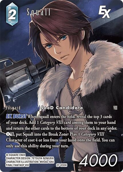 Squall EX (Full Art) (27-030H) (Journey of Discovery)