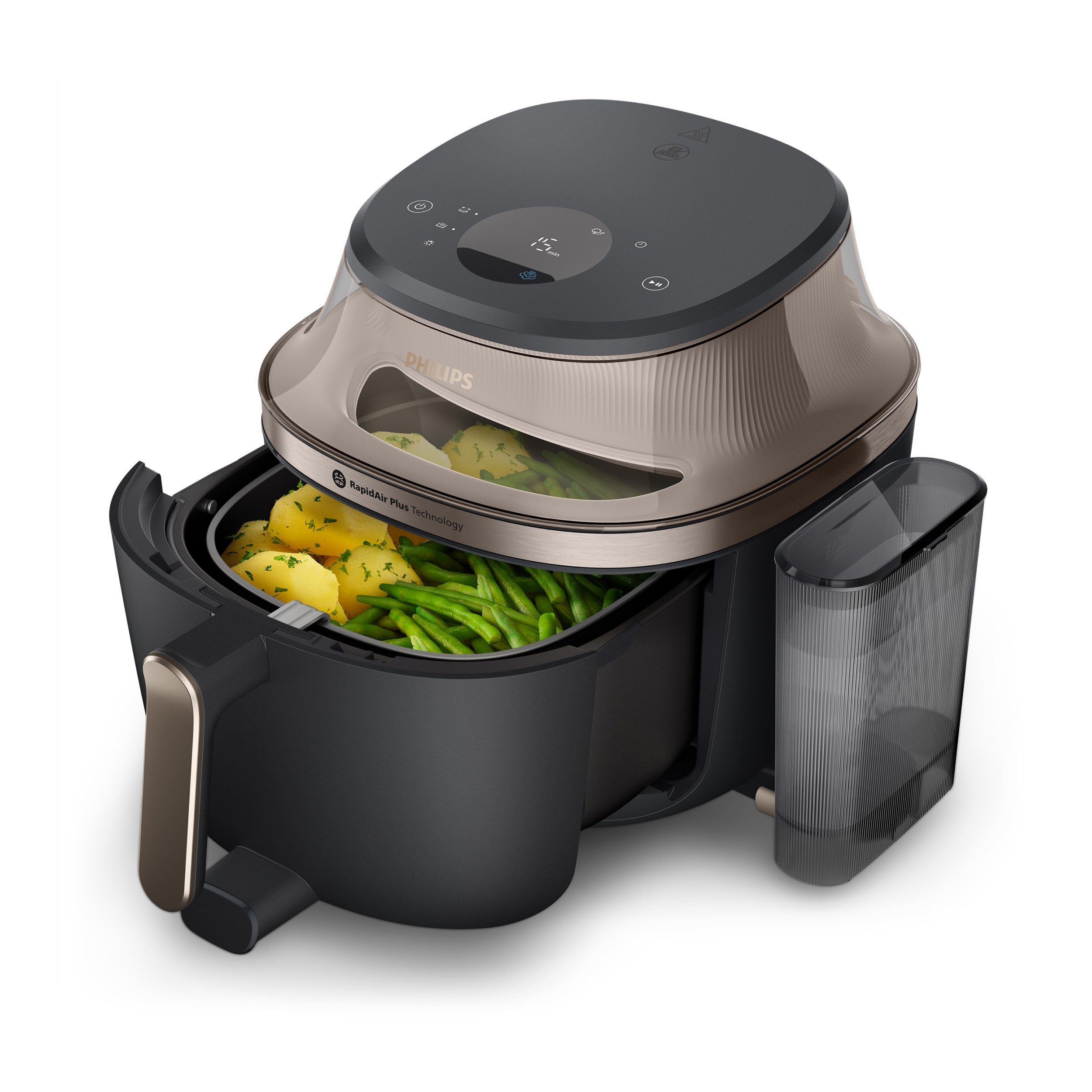 Heißluftfritteuse NA547/07 Steam Airfryer 5000 Series mit EasySlide, 7,2L Kapazität