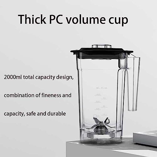 Frullatore Elettrico Frullatore, 17000 RPM Commerciale Stand Mixer Frullatori 2L Con 5 Preimpostazioni E Cappa Insonorizzata, Per Cucina Robot Da Cucina Per Cucina Latte Tè Caffè Dessert Negozio : Amazon.it: Casa e cucina