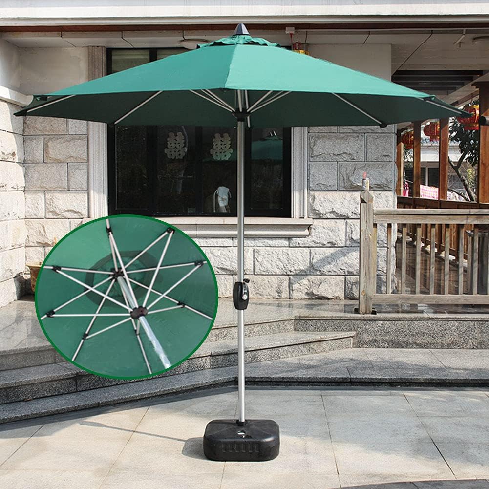 Garten Parasols ft Patio Outdoor Garten Regenschirm UV -Schutz 8 Rippen wasserdicht und Winddicht