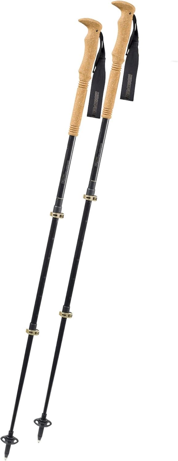KomperCarbon C3 Cloud Compact Wanderstöcke, schwarz-Titan, 90-120