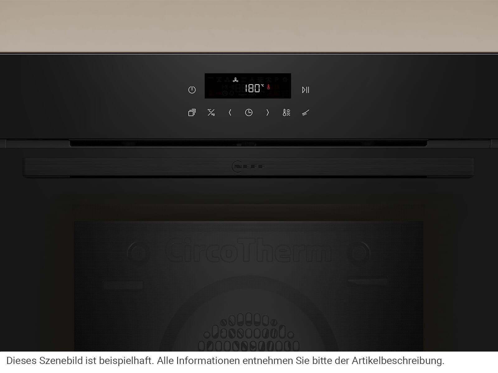 Einbaubackofen B2CCJ7AK3 N30 A+ Einbaubackofen, 59,4 cm breit, 71 L, Pyrolyse