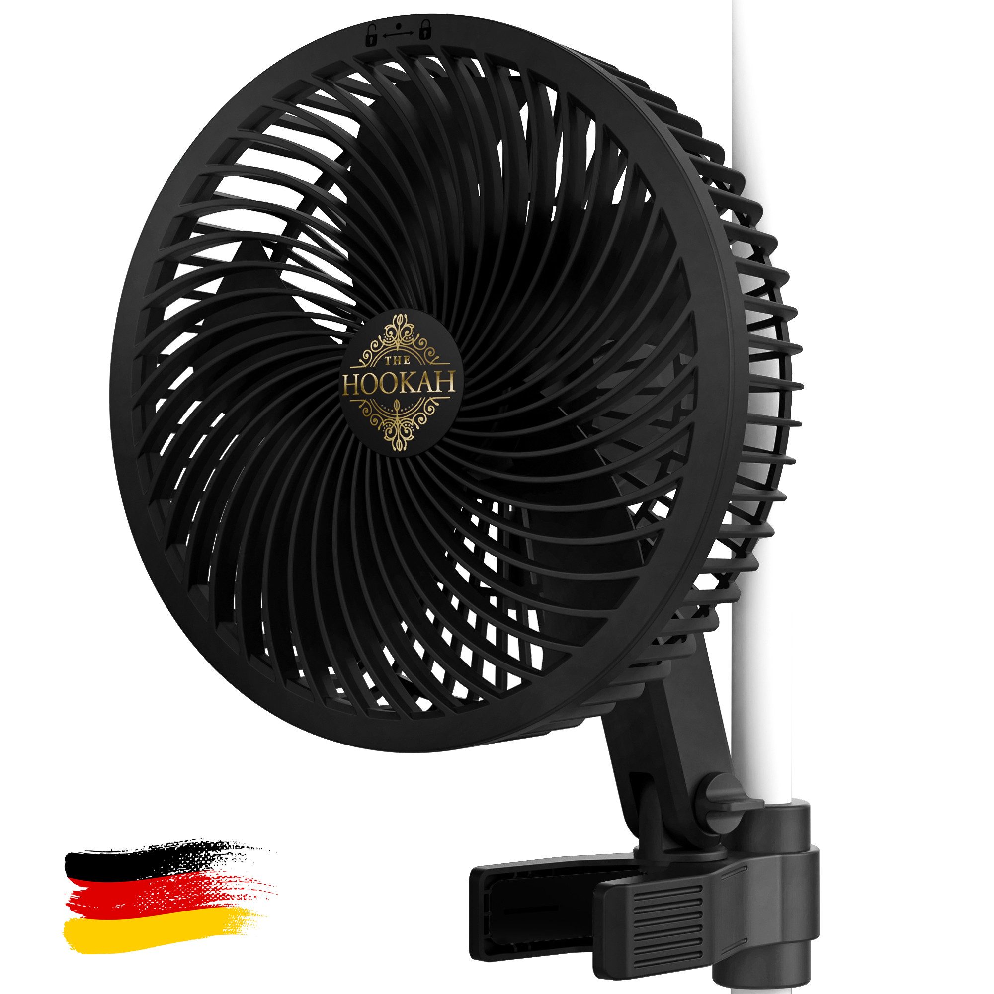 Bodenventilator GROW JET PRO EC-Motor 8W Ventilator Oszillierend Growzelt Zelt Growbox