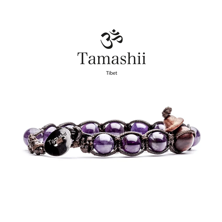 Bracciale Tamashii BHS900-8 in ametista da 8mm