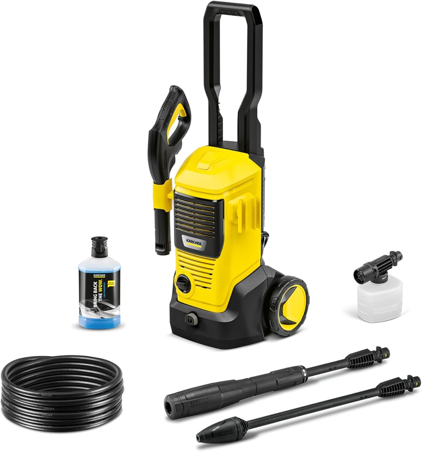 Hochdruckreiniger K 5 FJ 145 bar 500 l/h 40 m²/h 8 m Schlauch Quick Connect Foam Jet Dreckfräser Schaumdüse