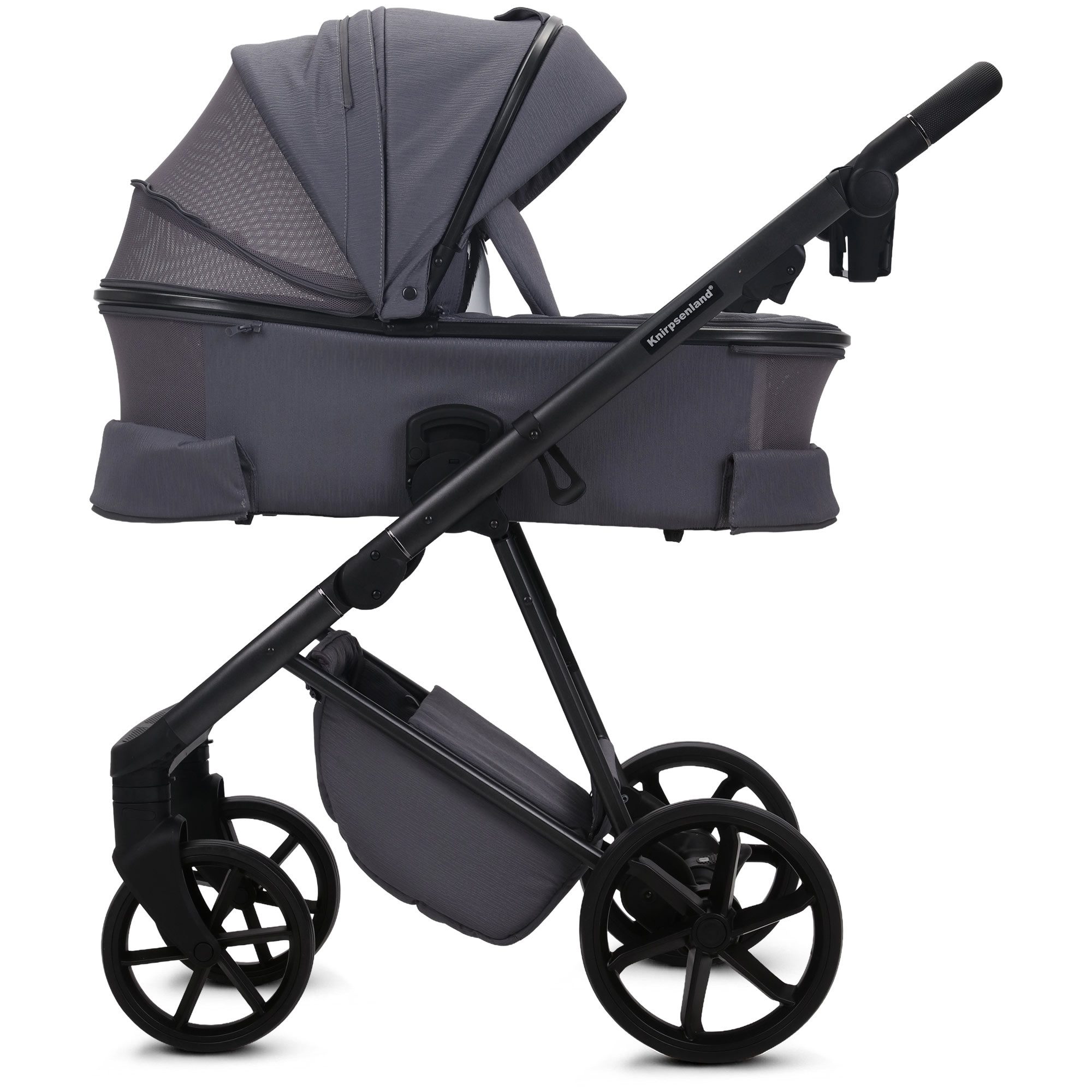 Kombi-Kinderwagen Merida Luxus & Eleganz 2in1, inkl. Wickeltasche & viel Zubehör