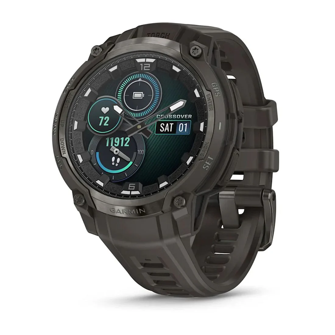 Orologio Garmin Instinct  Crossover Amoled 47mm Charcoal 010-03398-00
