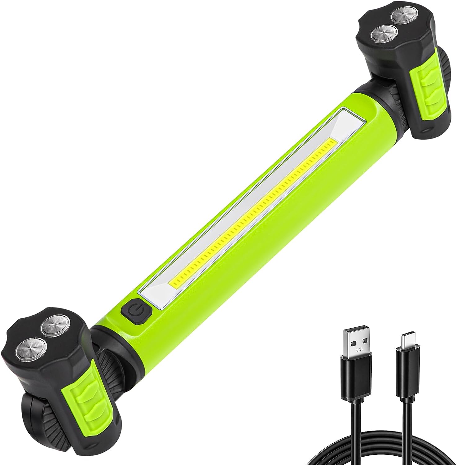 2025 Lampada da lavoro LED 2500 lumen, lampada da lavoro ricaricabile magnetica 5200mAh per cofano motore
