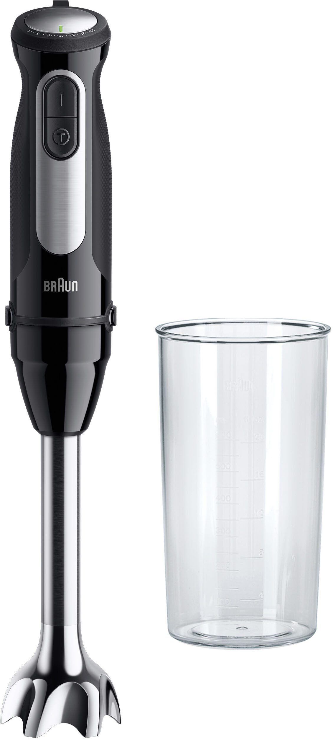 Stabmixer MultiQuick 5 Pro MQ 55001 M - 1000W, 25 Geschwindigkeiten Spritzschutz
