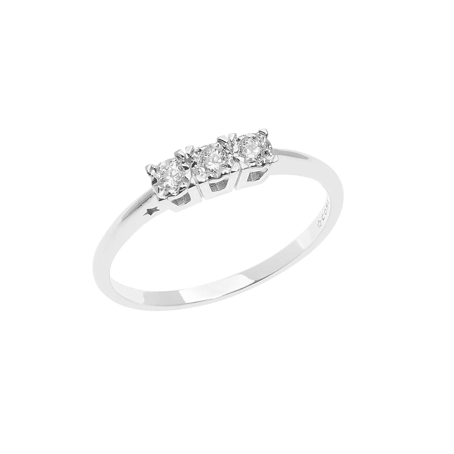 Anello trilogy Comete Gioielli brillanti ct 0,09 - ANB 2639