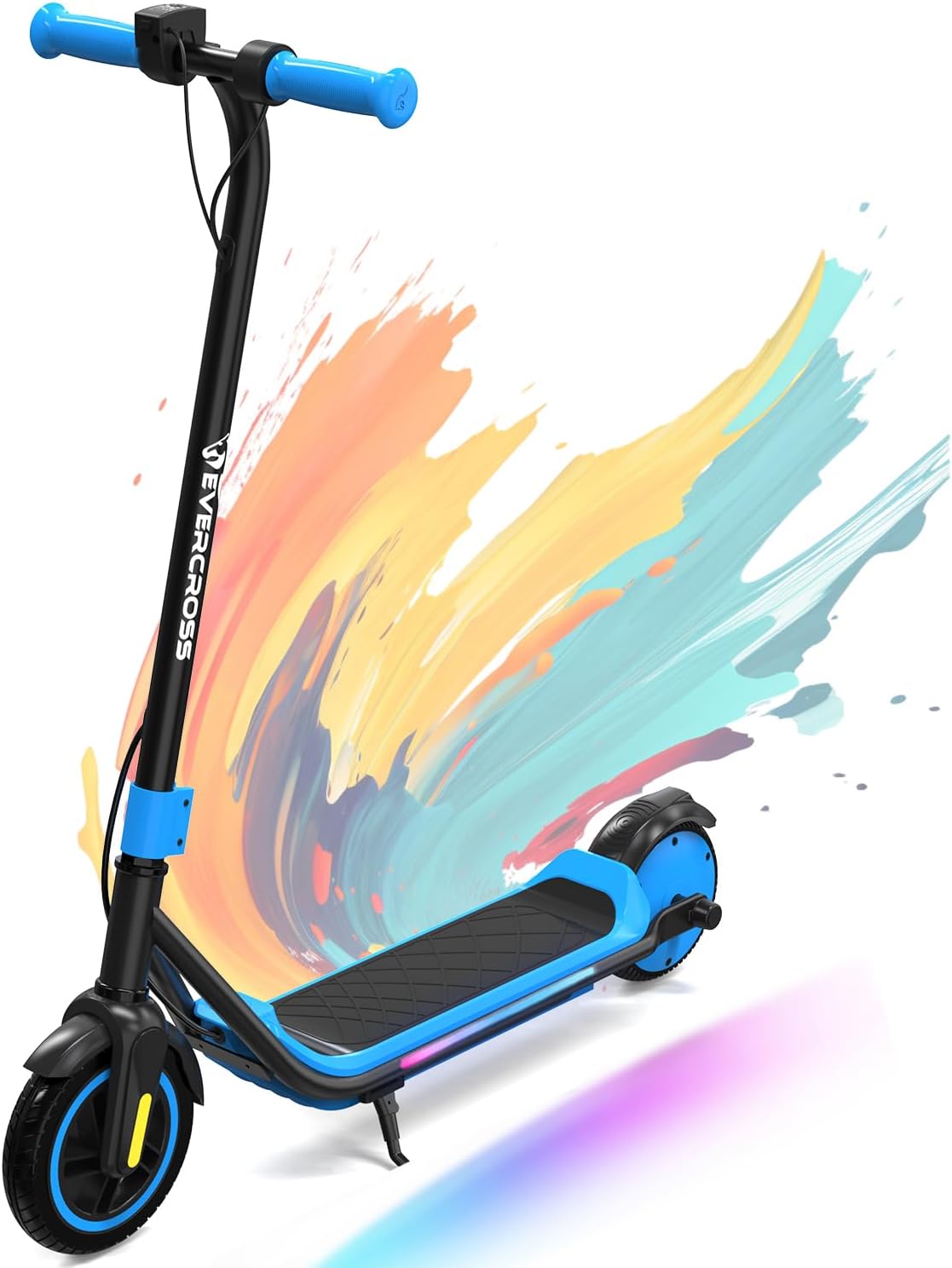 EVERCROSS E6 Monopattino Elettrico Bambini dai 6 ai 12 Anni, Tre Modalità Velocità, Batteria Alta Capacità 21,6V/5,2AH, Motore 150W, Velocità Sicurezza 8-16KM/H, Autonomia 15KM, Leggero e Portatile