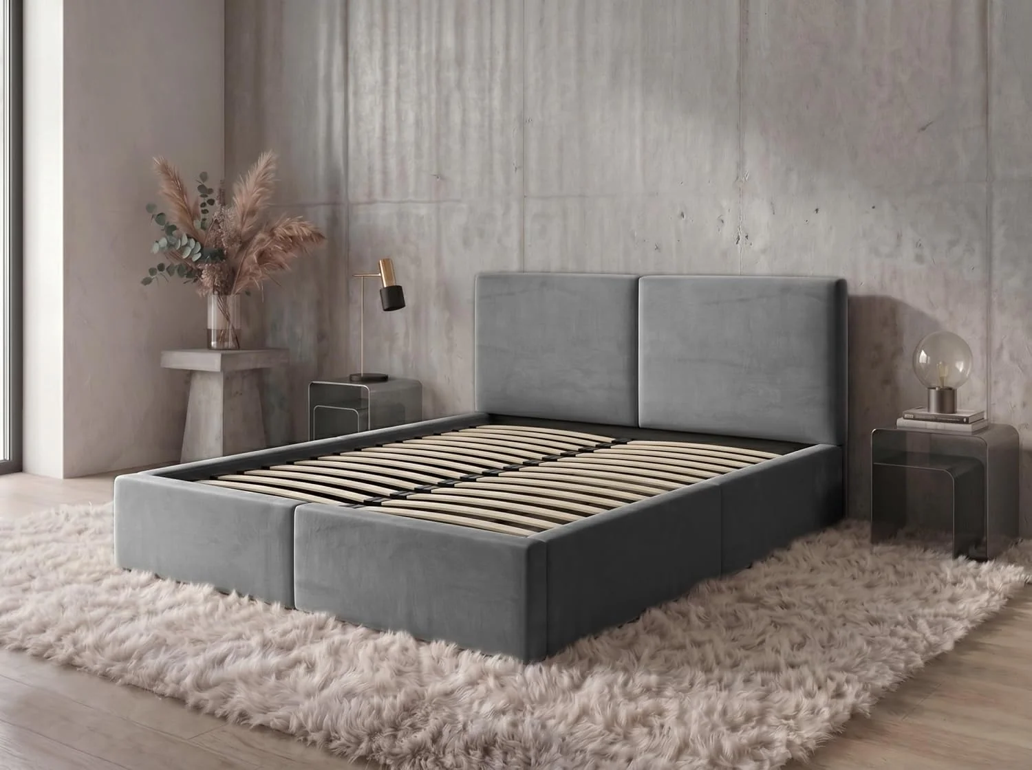 Interbeds Polsterbett mit Bettkasten und Lattenrost
