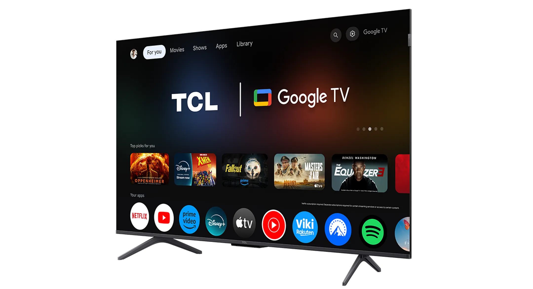 TCL QD-Mini LED 4K TV 85C69K (2025) - 85 inch