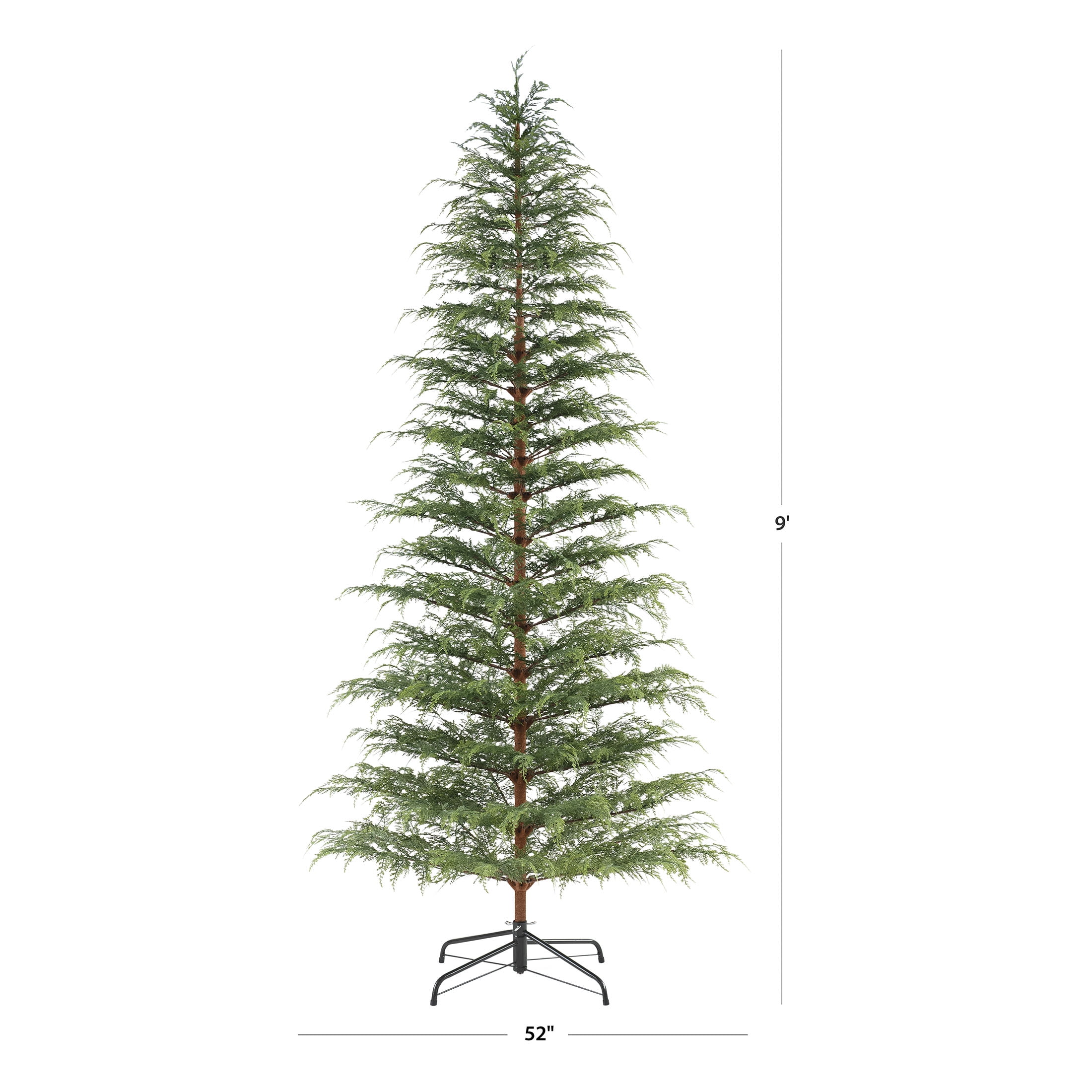My Texas House 7.5 ft Pre-Lit Cypress Artificial Christmas Tree with 500 Twinkle LED Lights and Stand