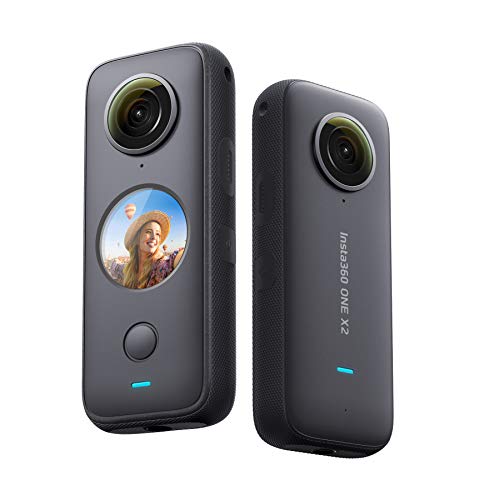 Insta360 One X2   Action Camera a 360 gradi, il kit premium include bastone invisibile per selfie   copriobiettivo : Elettronica