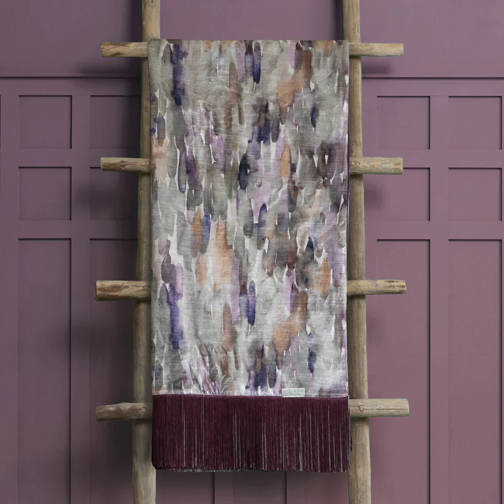 Azima Abstract Printed Throw - Morganite