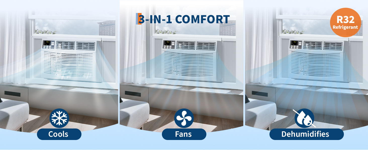 8,000 BTU Window Air Conditioner