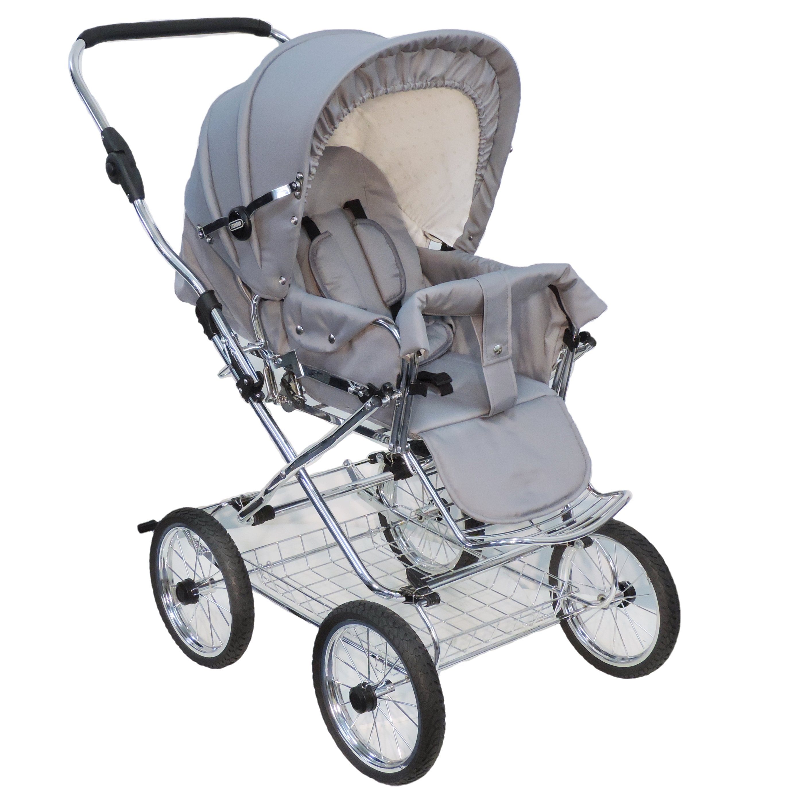 Kombi-Kinderwagen Designer 2in1 Retro - umbaubar - von 0-3 Jahre