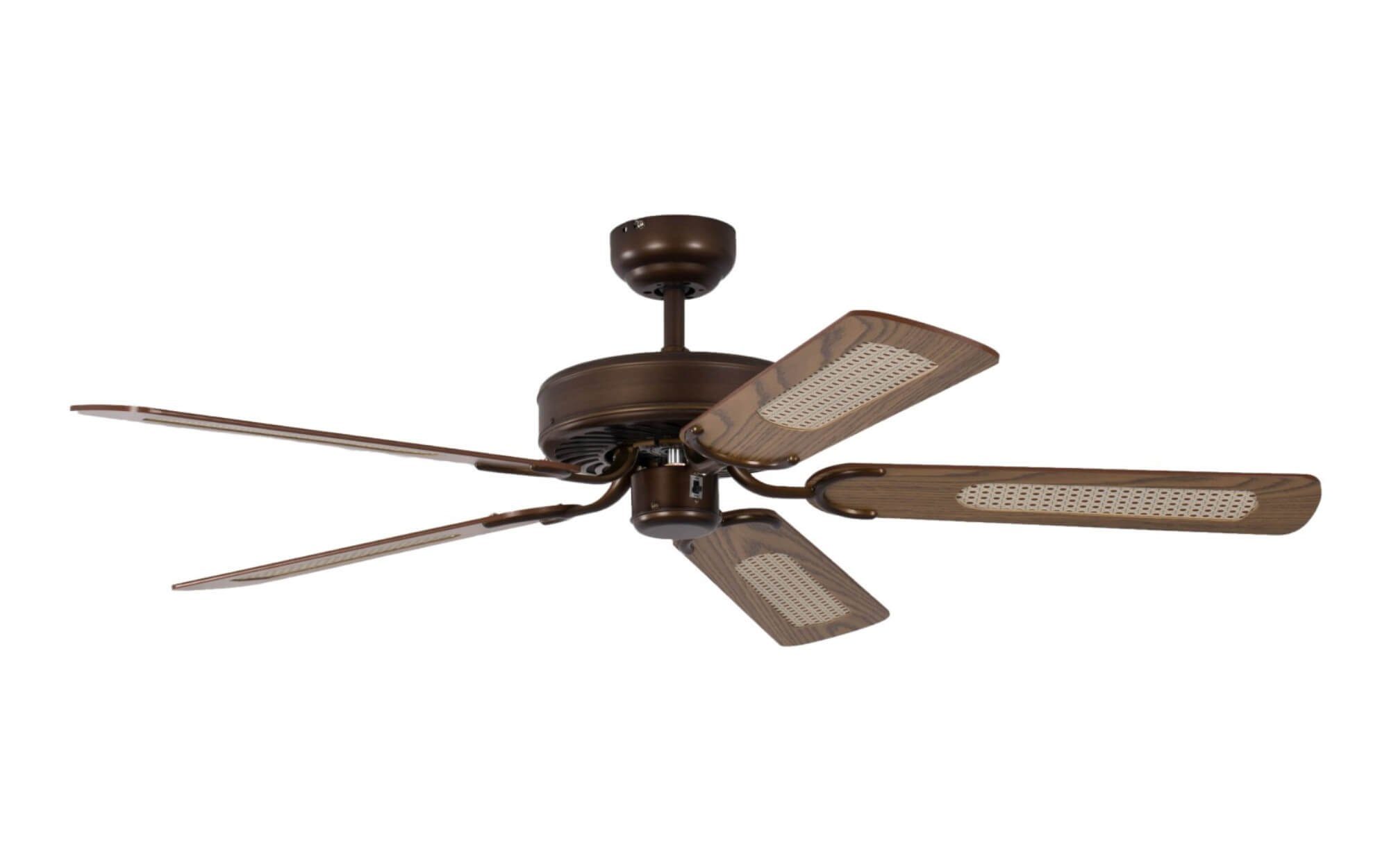 Deckenventilator Deckenventilator Potkuri Bronze / Eiche