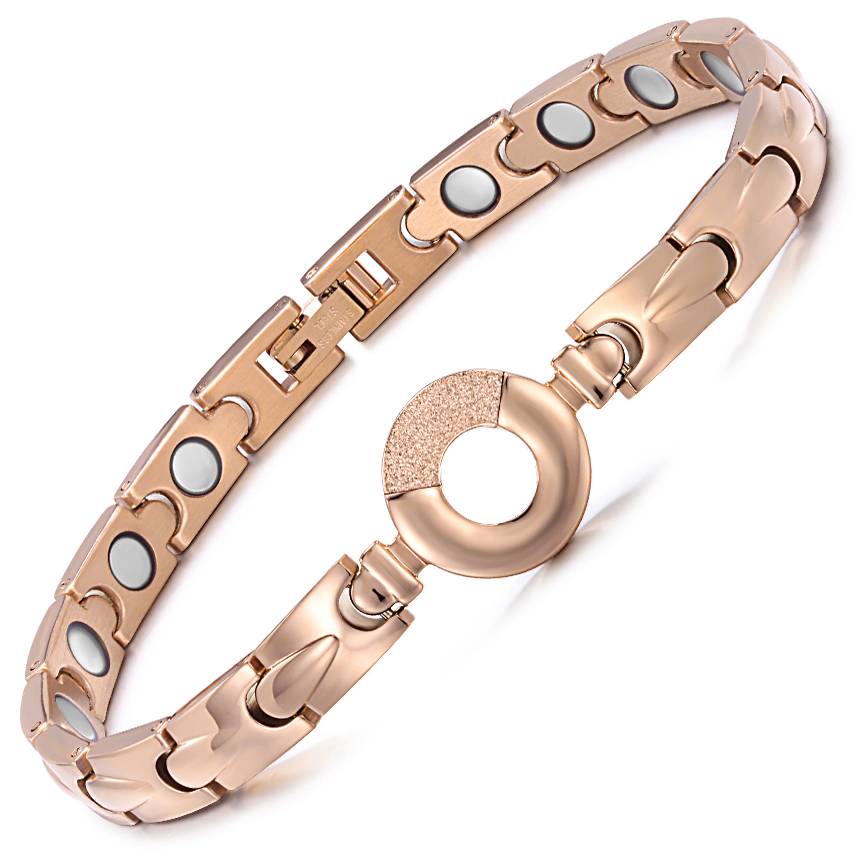 Women Powerful Magnetic Therapy Bracelets Pain Relief for Health